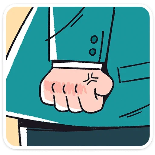 👊 Стикер «Толя» для Telegram