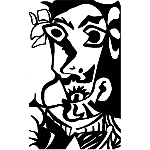 😶 Стикер «ЧБ / BW» для Telegram