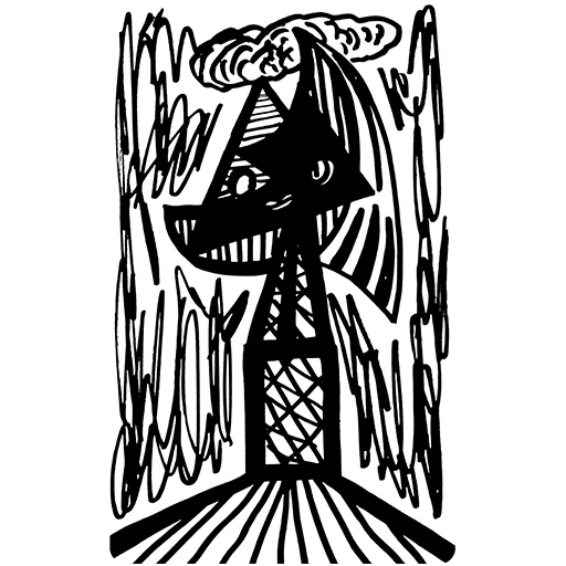 👻 Стикер «ЧБ / BW» для Telegram