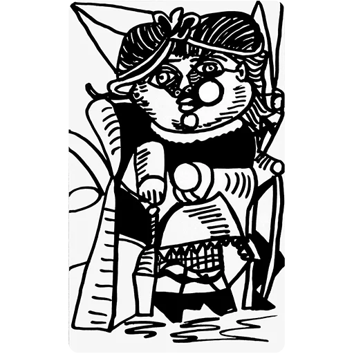 Стикерпак ЧБ / BW для Telegram