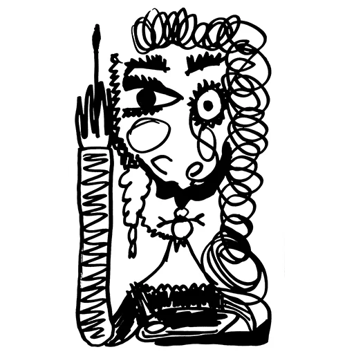 👨‍🎨 Стикер «ЧБ / BW» для Telegram