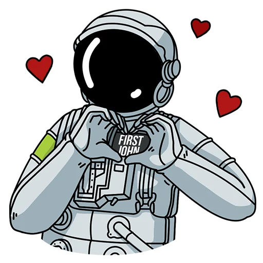 💚 Стикер «FirstVDS - космос, хостинг и котики» для Telegram