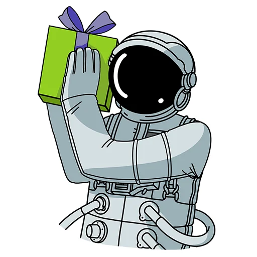 🎁 Стикер «FirstVDS - космос, хостинг и котики» для Telegram