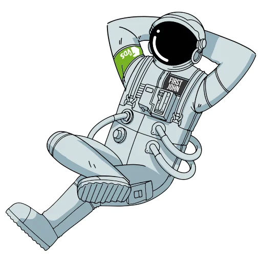 Стикерпак FirstVDS - космос, хостинг и котики для Telegram
