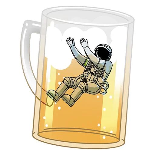 🍻 Стикер «FirstVDS - космос, хостинг и котики» для Telegram