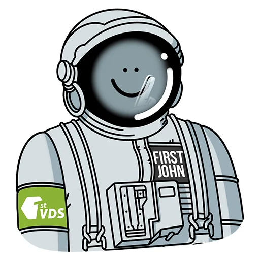 😂 Стикер «FirstVDS - космос, хостинг и котики» для Telegram