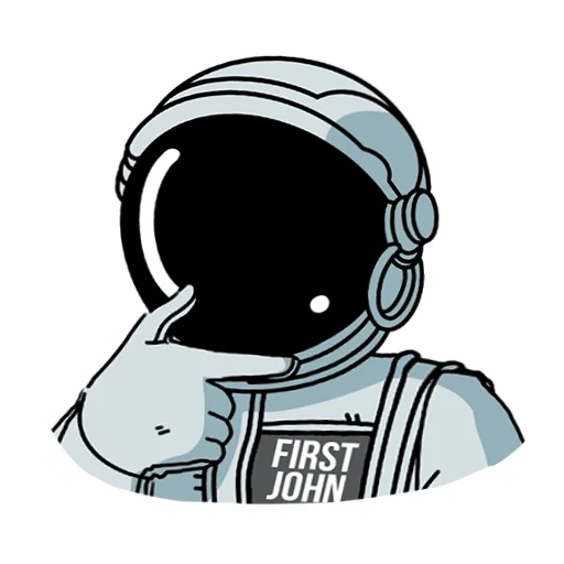🤔 Стикер «FirstVDS - космос, хостинг и котики» для Telegram