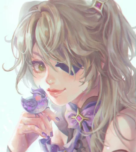 🌂 Стикер «Fischl» для Telegram