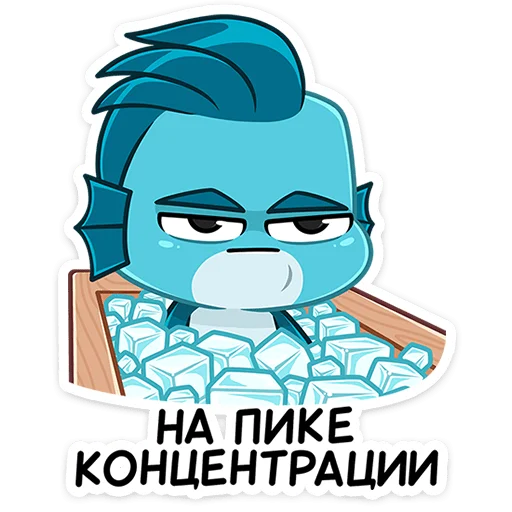 🧊 Стикер «Фиш и Фишка» для Telegram