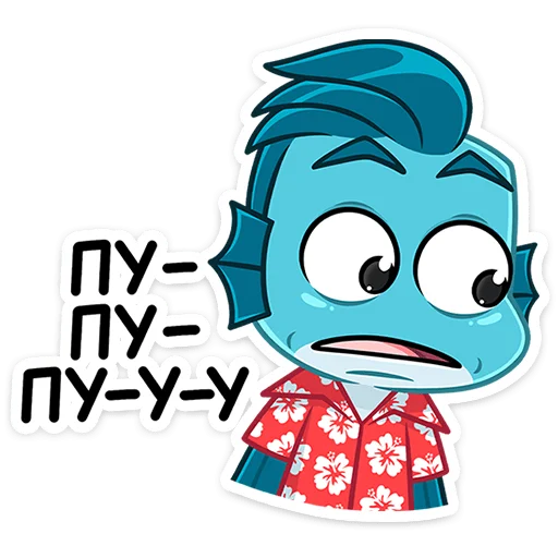 😝 Стикер «Фиш и Фишка» для Telegram