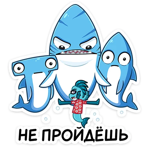 😤 Стикер «Фиш и Фишка» для Telegram