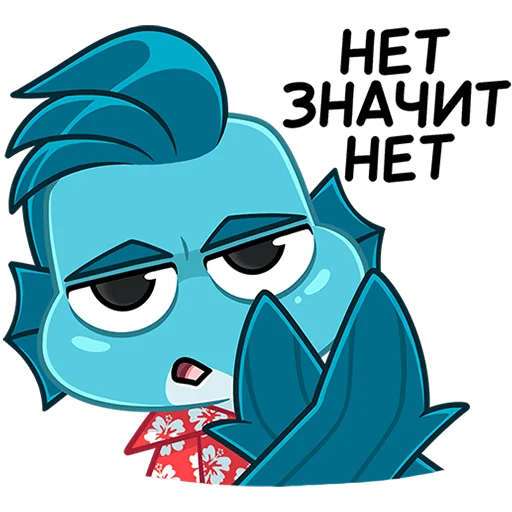 🐟 Стикер «Фиш и Фишка» для Telegram