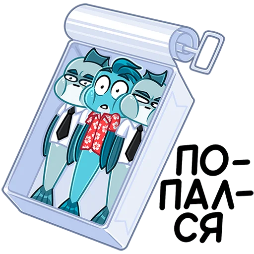 🐟 Стикер «Фиш и Фишка» для Telegram