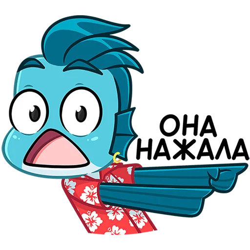 🐟 Стикер «Фиш и Фишка» для Telegram