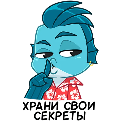 🐟 Стикер «Фиш и Фишка» для Telegram