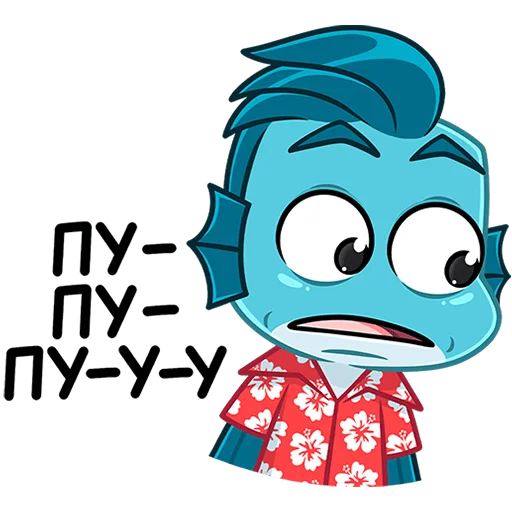 🐟 Стикер «Фиш и Фишка» для Telegram