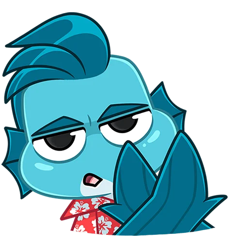 🐟 Стикер «Фиш и Фишка без текста» для Telegram