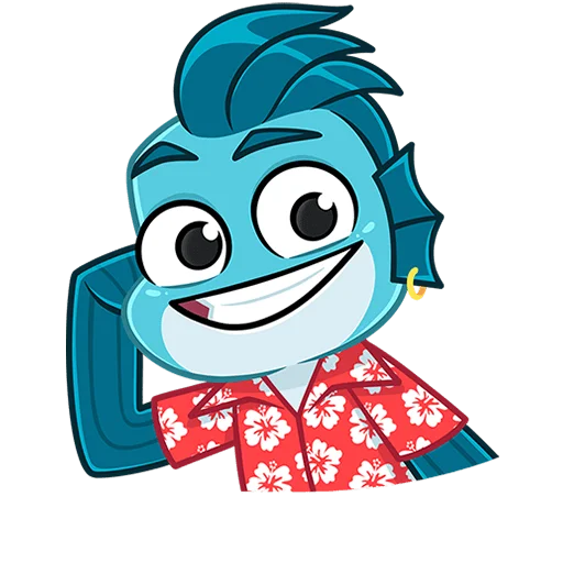 🐟 Стикер «Фиш и Фишка без текста» для Telegram