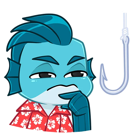🐟 Стикер «Фиш и Фишка без текста» для Telegram