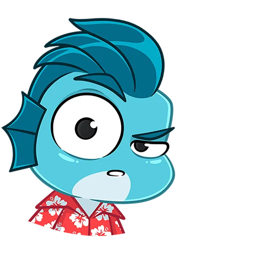 🐟 Стикер «Фиш и Фишка без текста» для Telegram