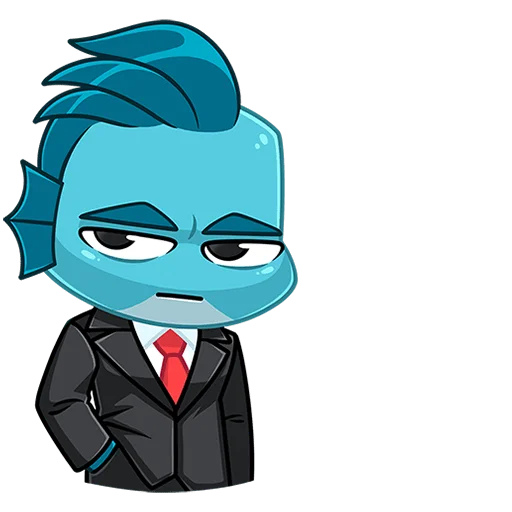 🐟 Стикер «Фиш и Фишка без текста» для Telegram