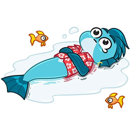 🐟 Стикер «Фиш и Фишка без текста» для Telegram