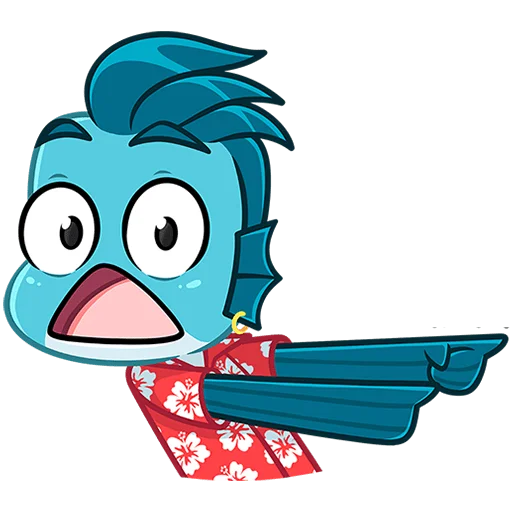 🐟 Стикер «Фиш и Фишка без текста» для Telegram