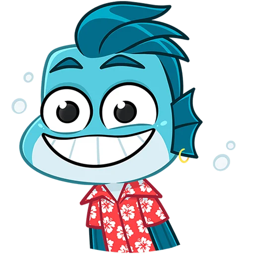 🐟 Стикер «Фиш и Фишка без текста» для Telegram