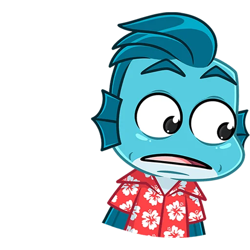 🐟 Стикер «Фиш и Фишка без текста» для Telegram