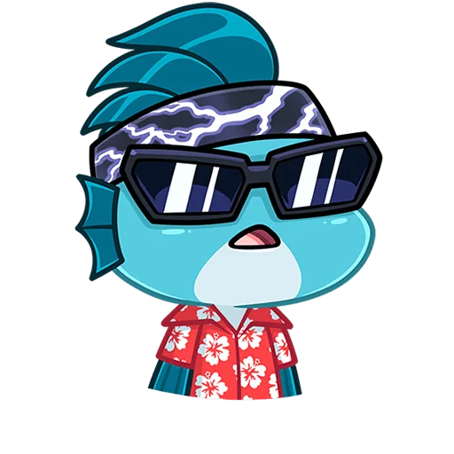 🐟 Стикер «Фиш и Фишка без текста» для Telegram