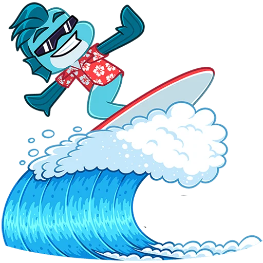 🐟 Стикер «Фиш и Фишка без текста» для Telegram