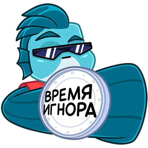 🐟 Стикер «Фиш и Фишка без текста» для Telegram
