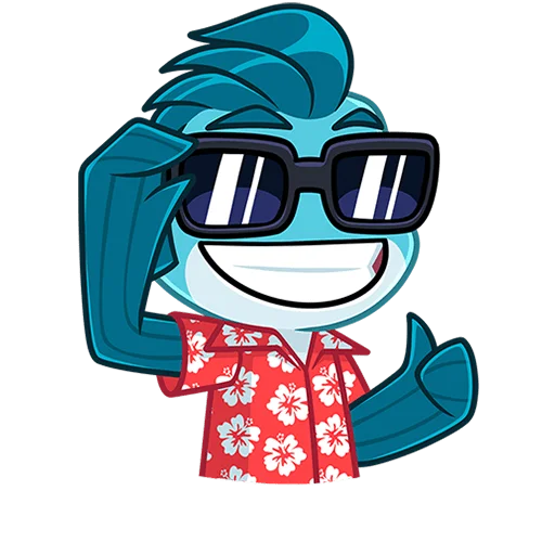 🐟 Стикер «Фиш и Фишка без текста» для Telegram