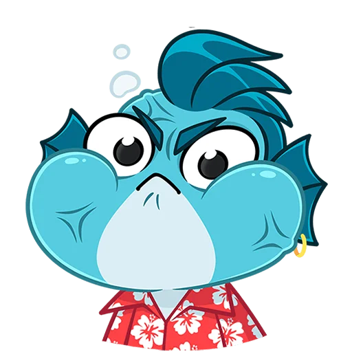 🐟 Стикер «Фиш и Фишка без текста» для Telegram
