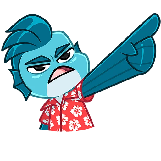 🐟 Стикер «Фиш и Фишка без текста» для Telegram