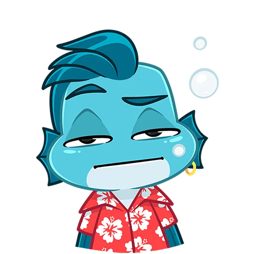 🐟 Стикер «Фиш и Фишка без текста» для Telegram