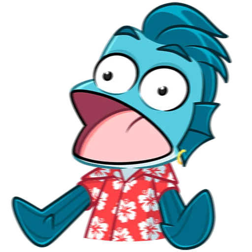 🐟 Стикер «Фиш и Фишка без текста» для Telegram