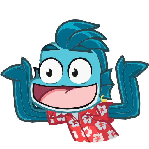 🐟 Эмодзи «Фиш и Фишка» для Telegram