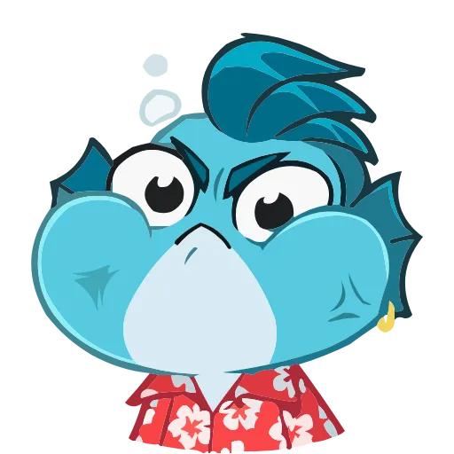 🐟 Эмодзи «Фиш и Фишка» для Telegram