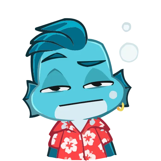 🐟 Эмодзи «Фиш и Фишка» для Telegram