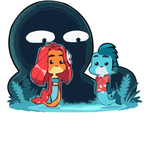 🐟 Эмодзи «Фиш и Фишка» для Telegram
