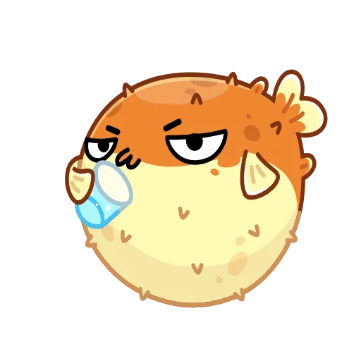 😳 Стикер «Puffer Fish» для Telegram