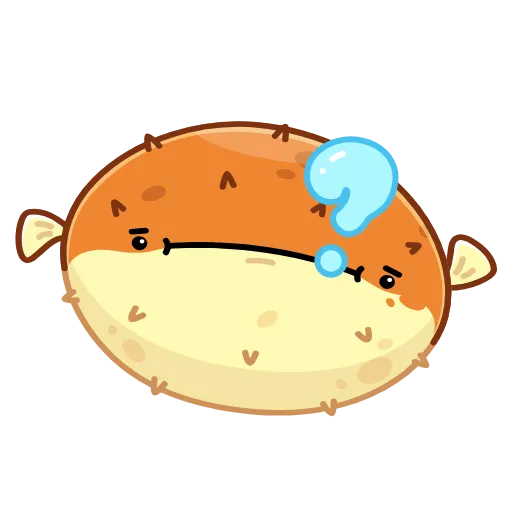 ❓ Стикер «Puffer Fish» для Telegram