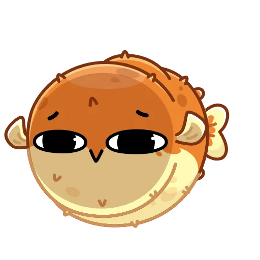 👀 Стикер «Puffer Fish» для Telegram