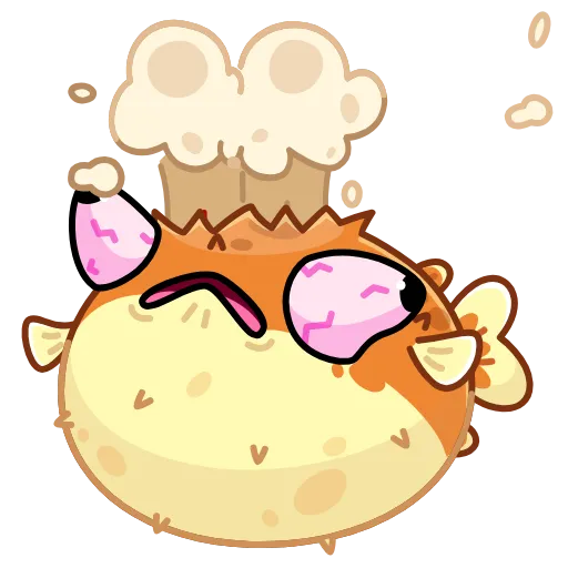 🤯 Стикер «Puffer Fish» для Telegram