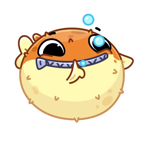 🤐 Стикер «Puffer Fish» для Telegram