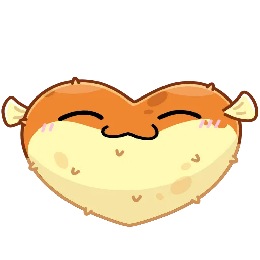 ❤️ Стикер «Puffer Fish» для Telegram