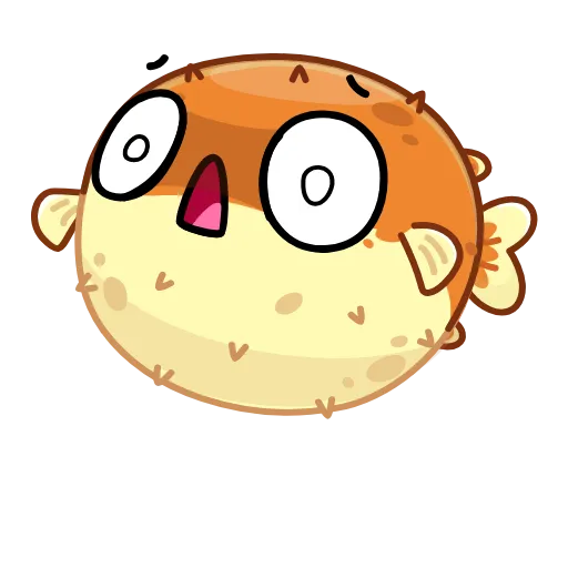 😵 Стикер «Puffer Fish» для Telegram