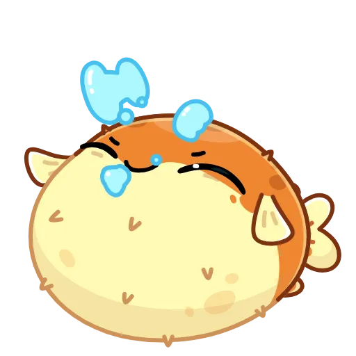 👋 Стикер «Puffer Fish» для Telegram