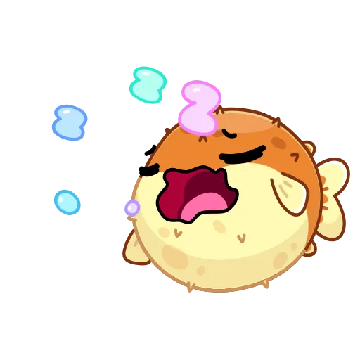 😴 Стикер «Puffer Fish» для Telegram
